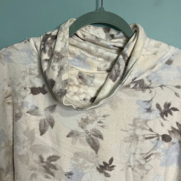 Soft Surroundings Floral Cowl Sweater - Picture 5 of 9